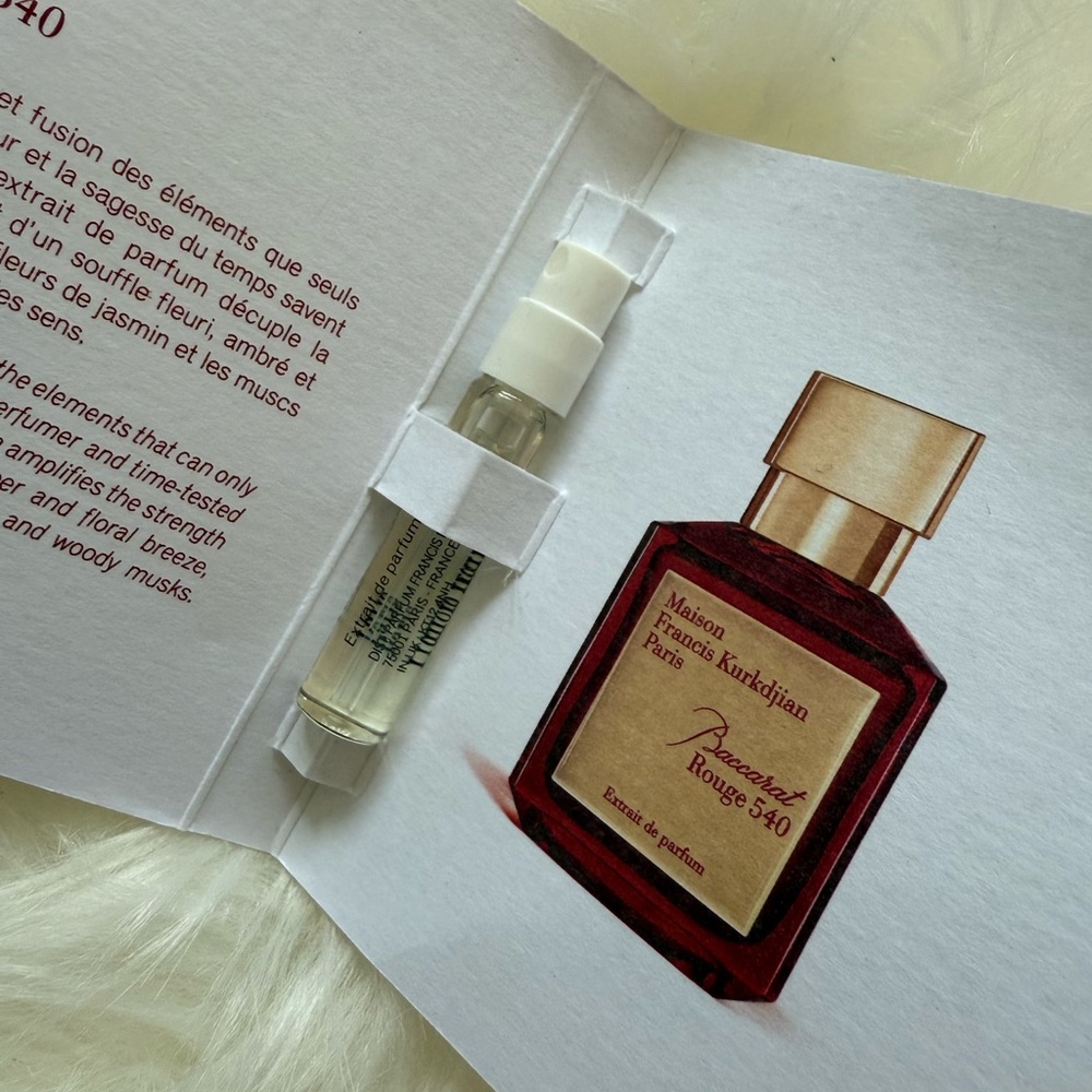 Maison Francis Kurkdjian Baccarat Rouge 540 Sample 1 ml
